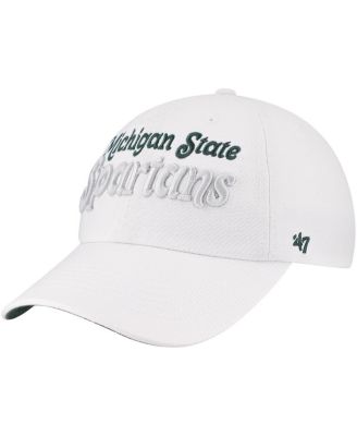 '47 Brand - Women's White Michigan State Spartans Pensacola Clean Up Adjustable Hat