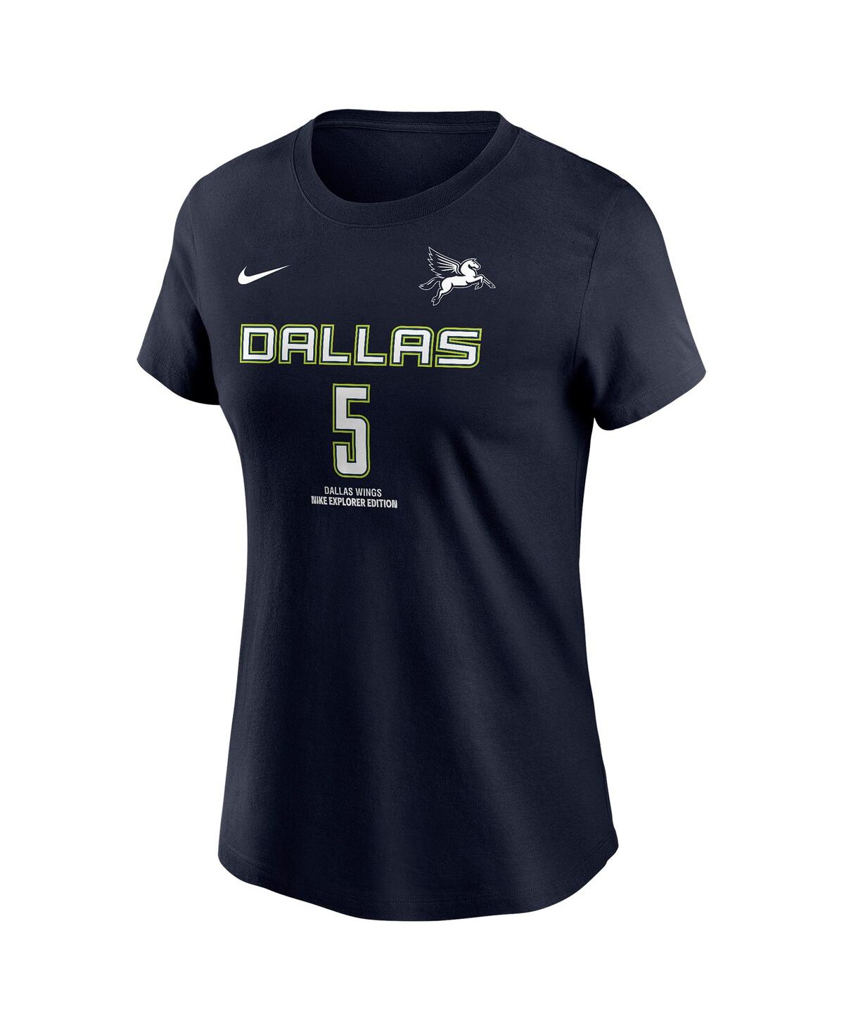 Nike Women's Paige Bueckers Navy Dallas Wings 2025 Wnba Draft Explorer Edition Name Number T-shirt