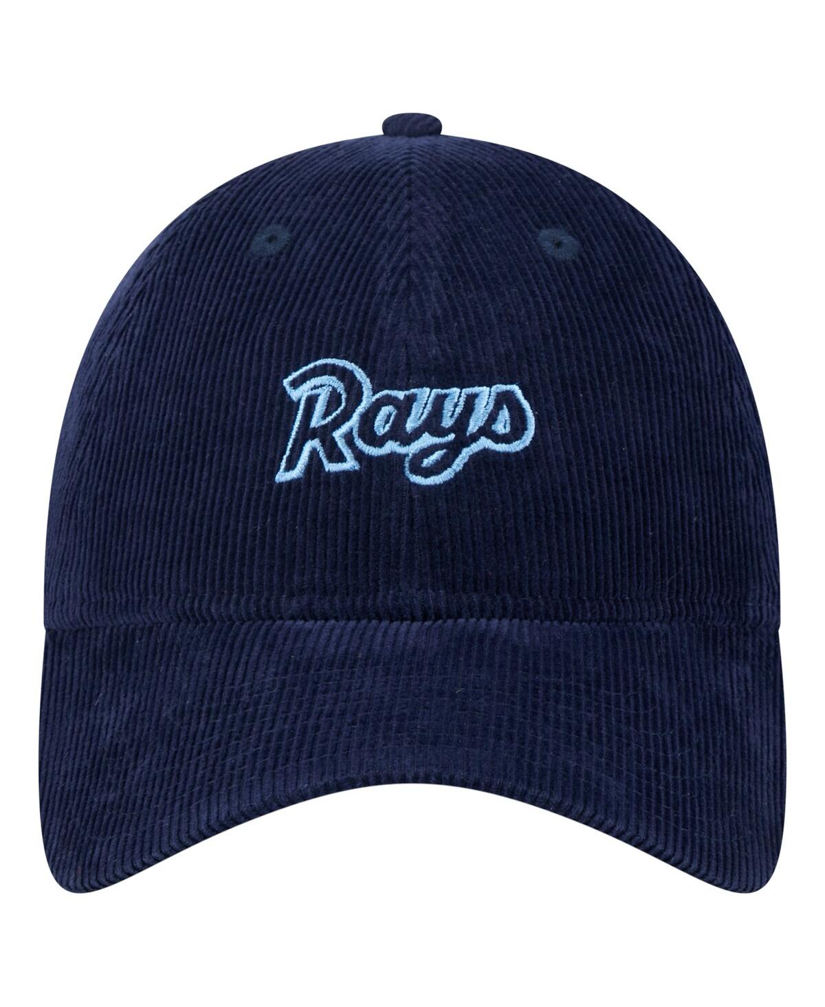 New Era Women's Navy Tampa Bay Rays Corduroy 9twenty Adjustable Hat