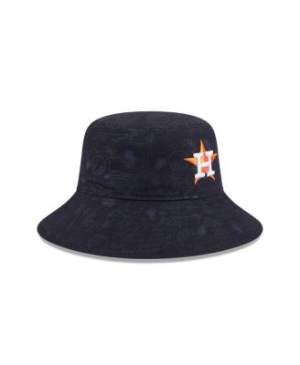 Big Boys and Girls Navy Houston Astros 2025 Spring Training All Over Print Bucket Hat