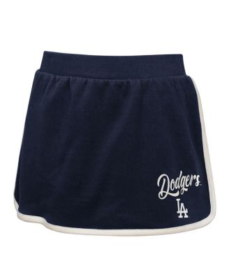 Big Girls 2-Piece Navy Los Angeles Dodgers Base Trainer Johnny Polo Shirt and Skort Set