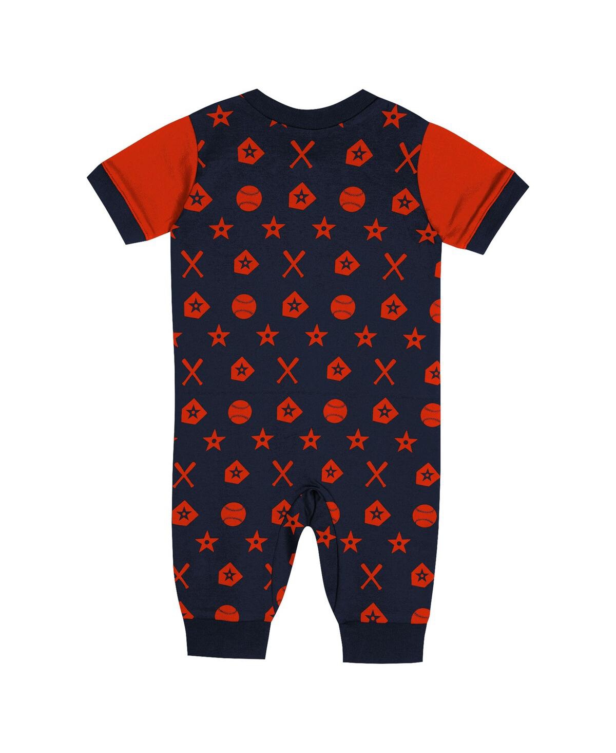 Outerstuff Newborn Black Baltimore Orioles Hard 90 Coveralls Shorts