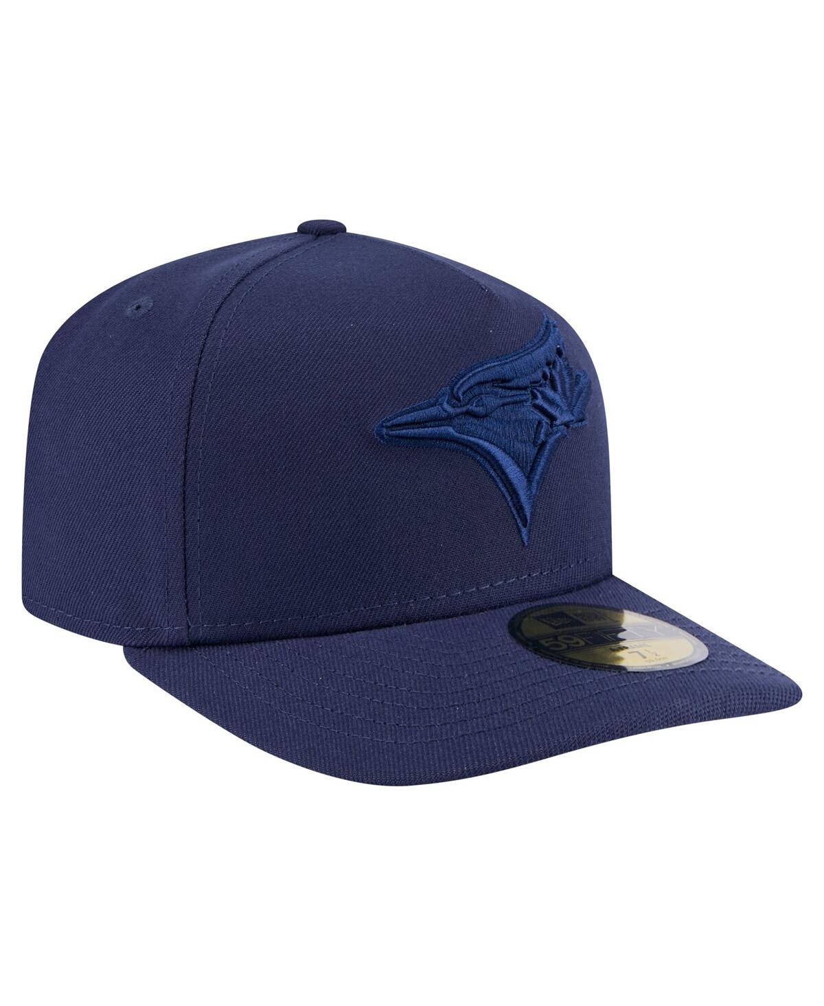 New Era Men's Navy Toronto Blue Jays Color Pack A-frame 59fifty Fitted Hat