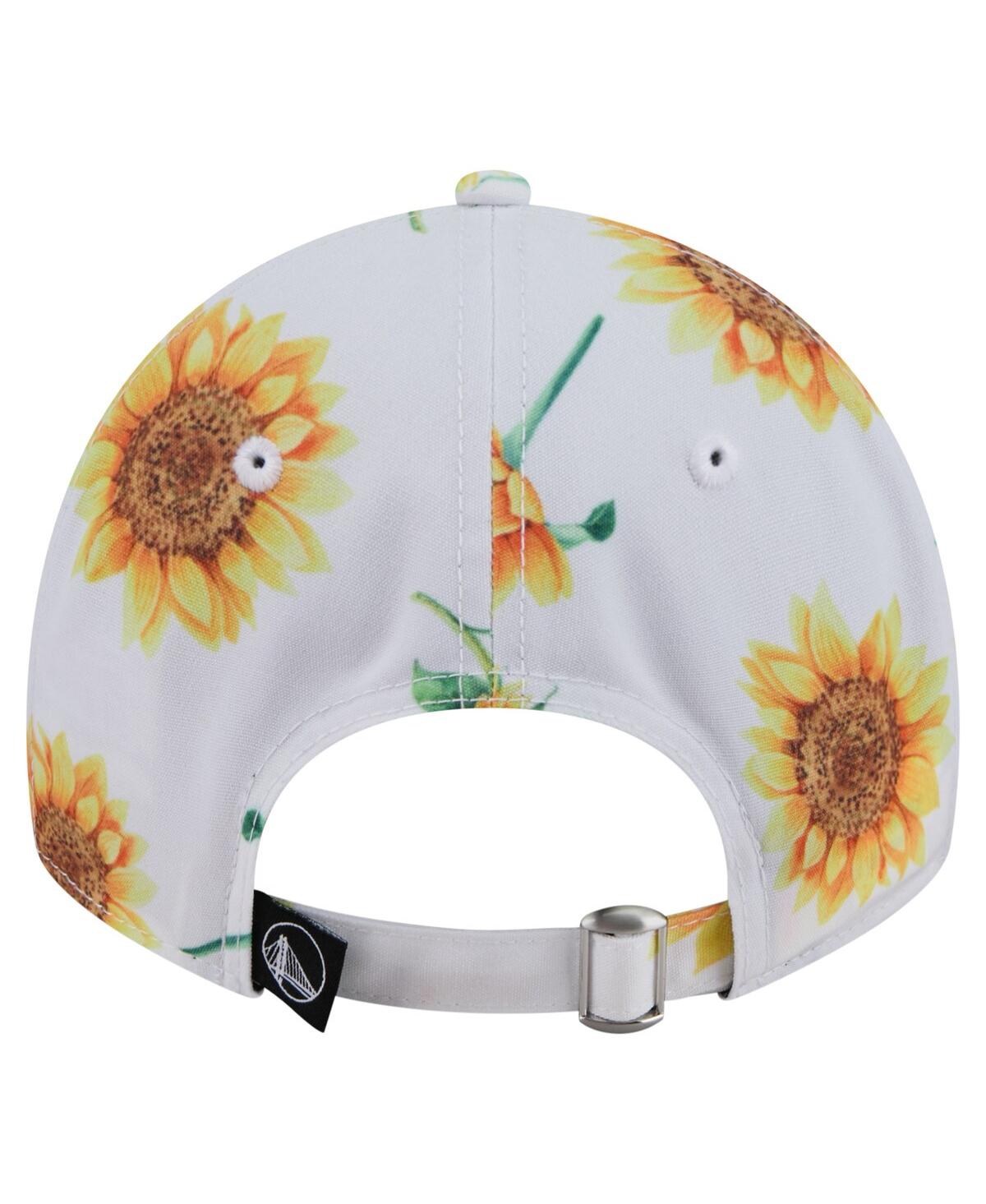 New Era Women's White Golden State Warriors Adventure Flower 9twenty Adjustable Hat