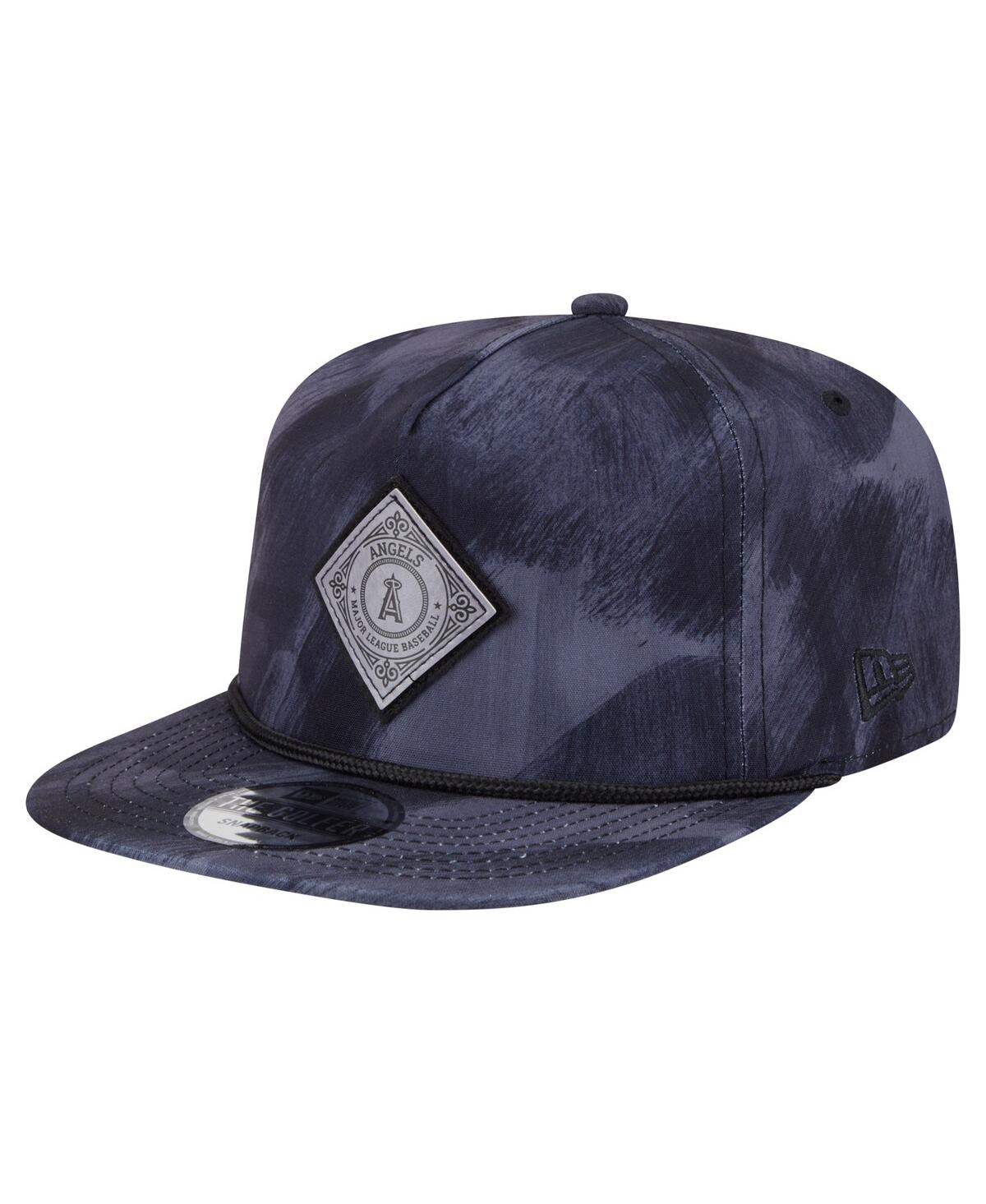 NEW ERA MEN'S NAVY LOS ANGELES ANGELS PRINTED GOLFER SNAPBACK HAT 