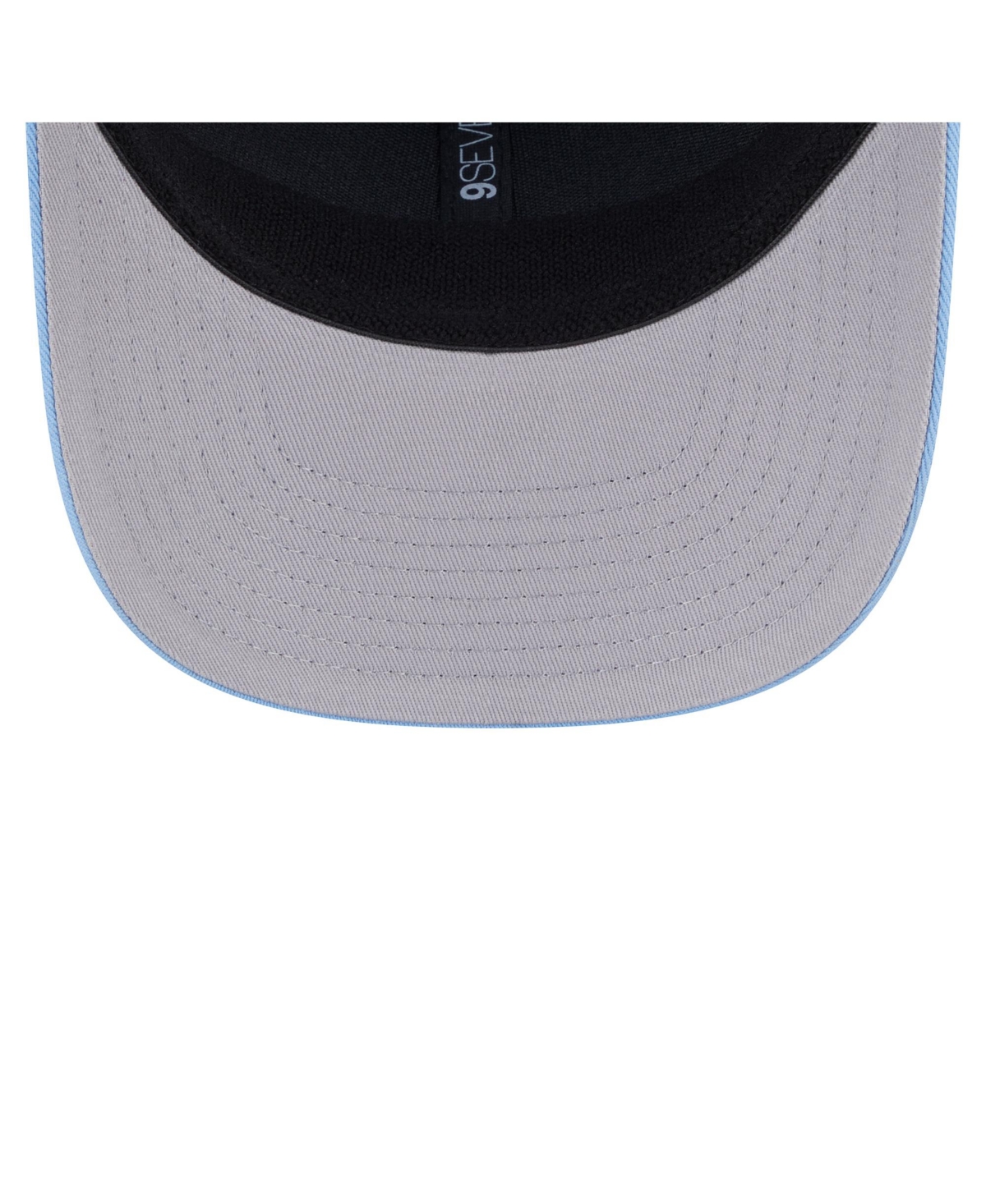 NEW ERA MEN'S CAROLINA BLUE NORTH CAROLINA TAR HEELS PRIMARY 9SEVENTY TRUCKER STRETCH-SNAP HAT 