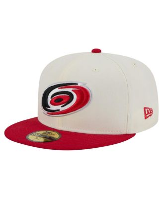 New Era - Men's&nbsp;White Carolina Hurricanes Chrome Two-Toned 59FIFTY Fitted Hat