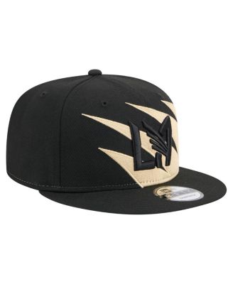 Men's Black/Tan LAFC Jagged 9FIFTY Snapback Hat