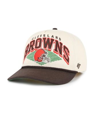 Men's Cream Cleveland Browns Pomona Rope Hitch Adjustable Hat