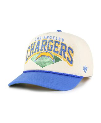 Men's Cream Los Angeles Chargers Pomona Rope Adjustable Hitch Hat