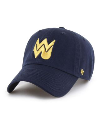 '47 Brand - Men's Navy West Virginia Mountaineers Vault Clean Up Adjustable Hat