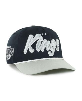 '47 Brand - Men's Black/Silver Los Angeles Kings Dropshadow Rope Hitch Adjustable Hat