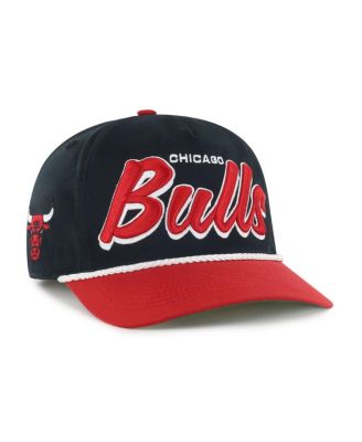'47 Brand - Men's Black/Red Chicago Bulls Dropshadow Rope Hitch Adjustable Hat