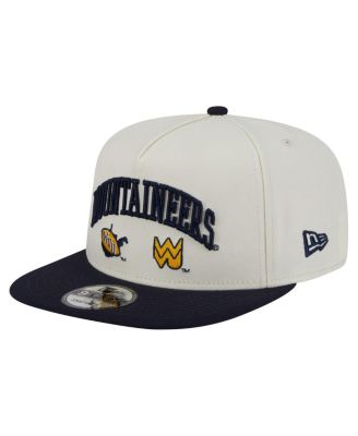 New Era - Men's White West Virginia Mountaineers Collegiate 9FIFTY A-Frame Snapback Hat