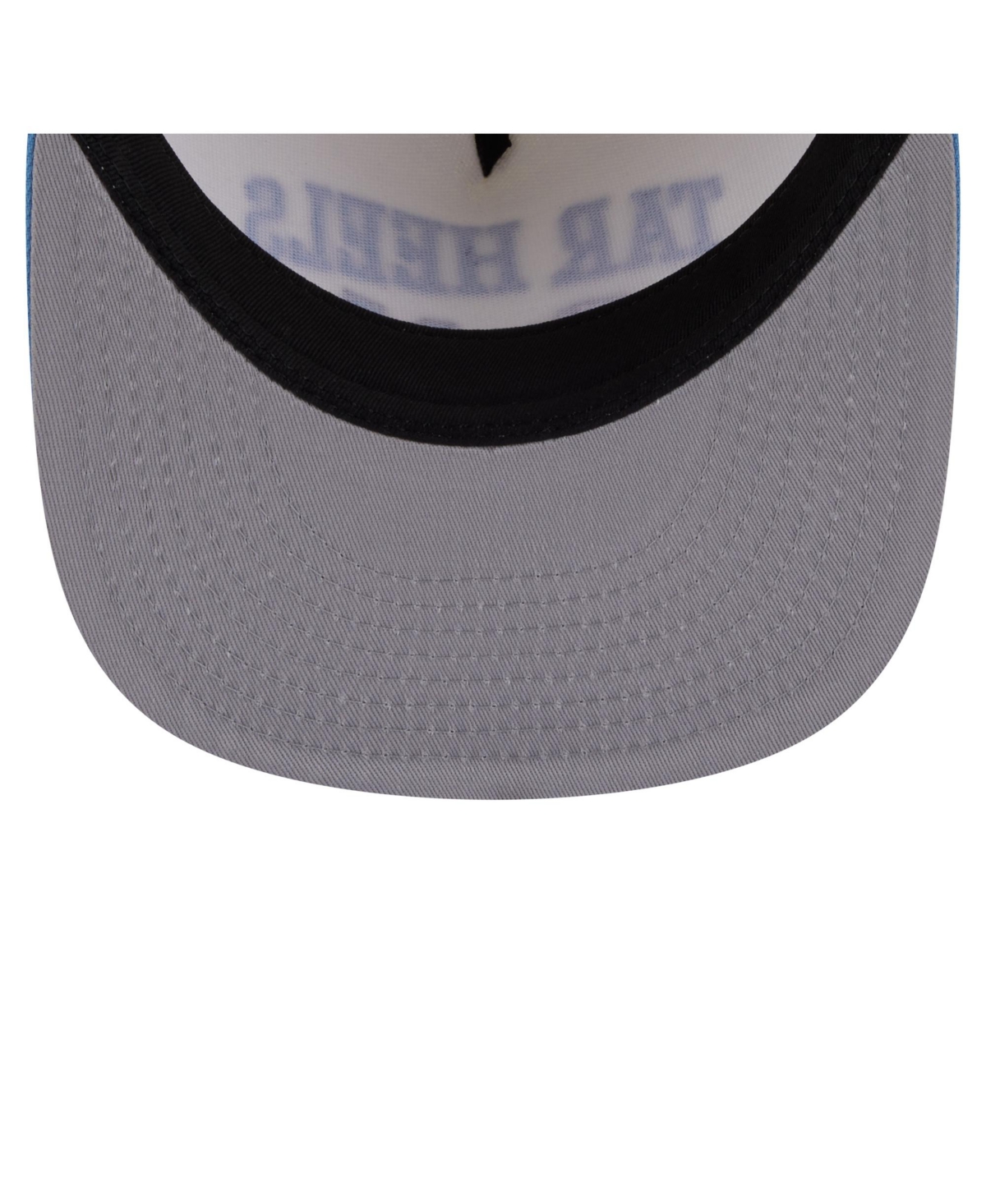 NEW ERA MEN'S WHITE NORTH CAROLINA TAR HEELS COLLEGIATE 9FIFTY A-FRAME SNAPBACK HAT 