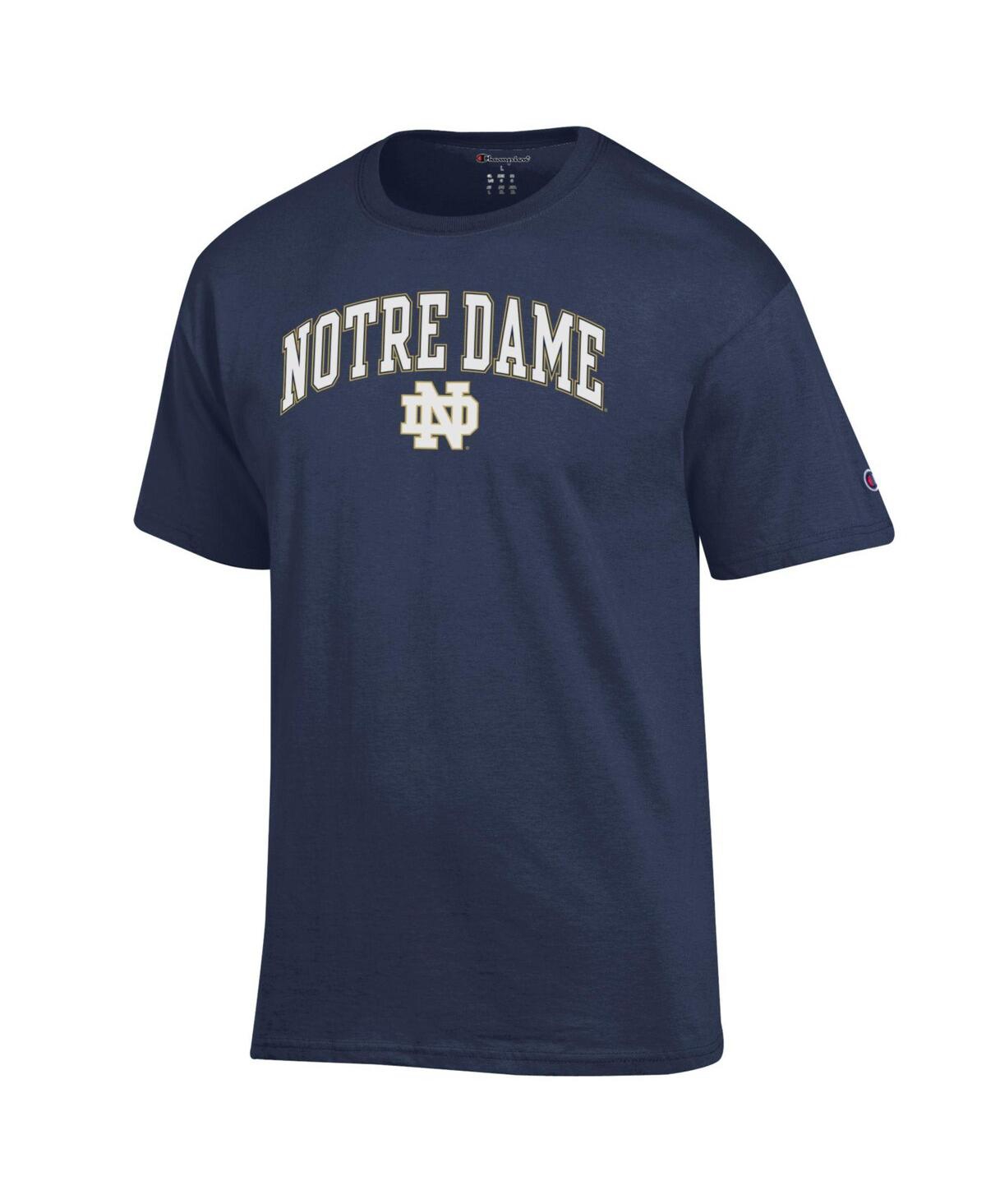 Champion Men's Navy Notre Dame Fighting Irish Arch Over Logo T-shirt