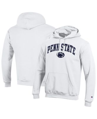 Champion - Men's White Penn State Nittany Lions Arched Logo Fleece Pullover Hoodie