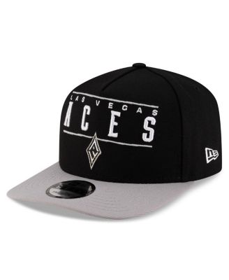 New Era - Men's and Women's Black/Silver Las Vegas Aces 2025 WNBA Draft A-Frame 9FIFTY Snapback Hat