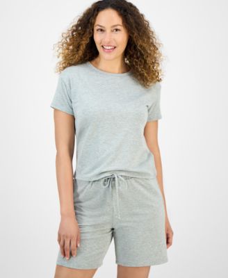 Style & Co - Petite French Terry Short-Sleeve T-Shirt, Exclusively at Macy's