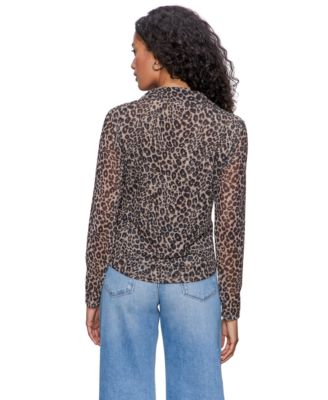 Women's Dream Girl Mesh Button-Up Shirt