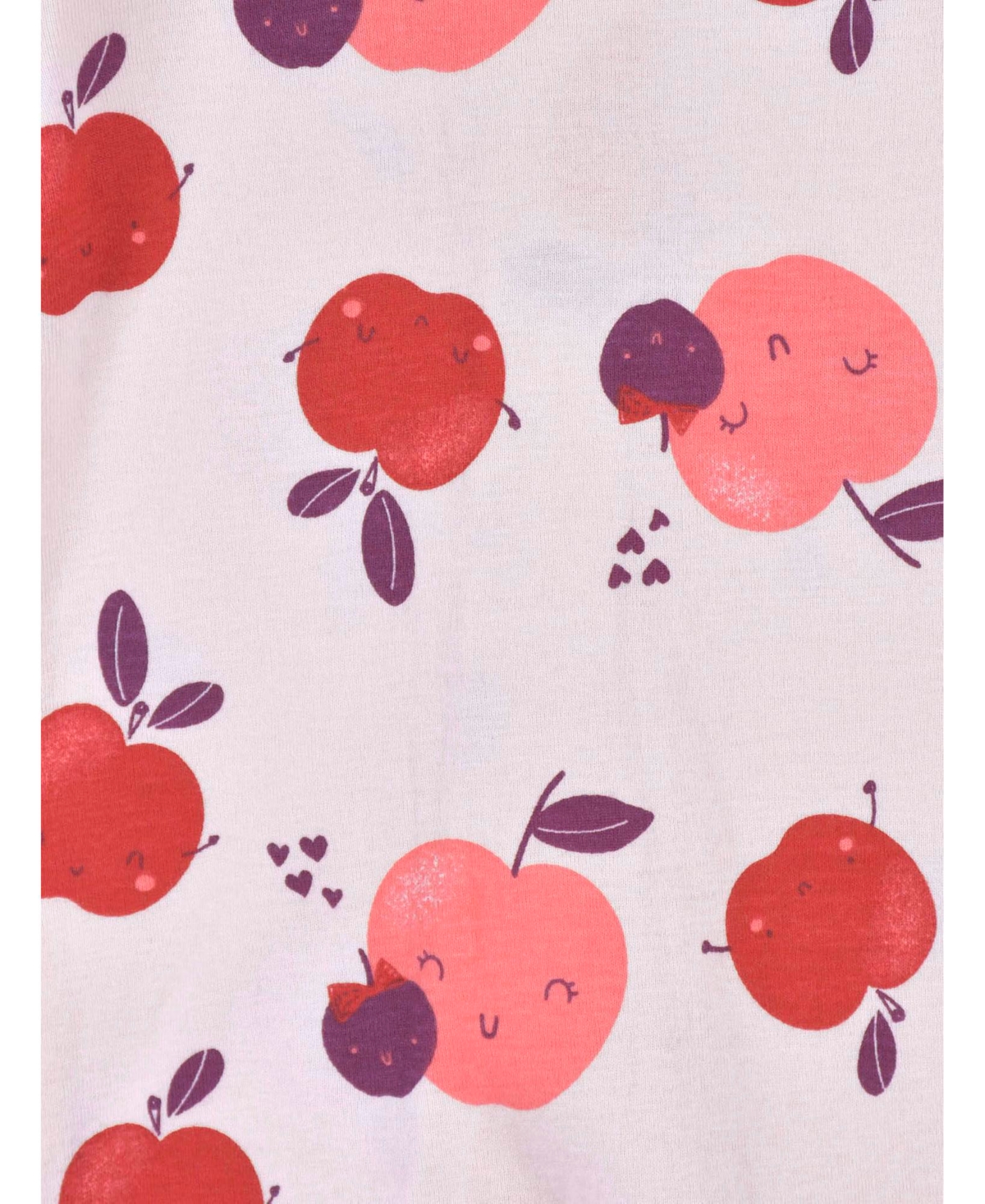 Gerber Baby Girls 4-Pack Snug Fit Footed Cotton Pajamas, Apple & Woodland Floral, 9M