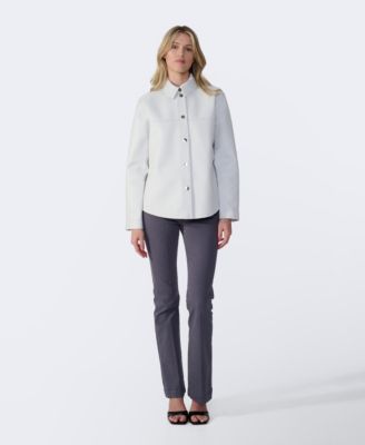 Women's Leather Jacket, Created for Macy's