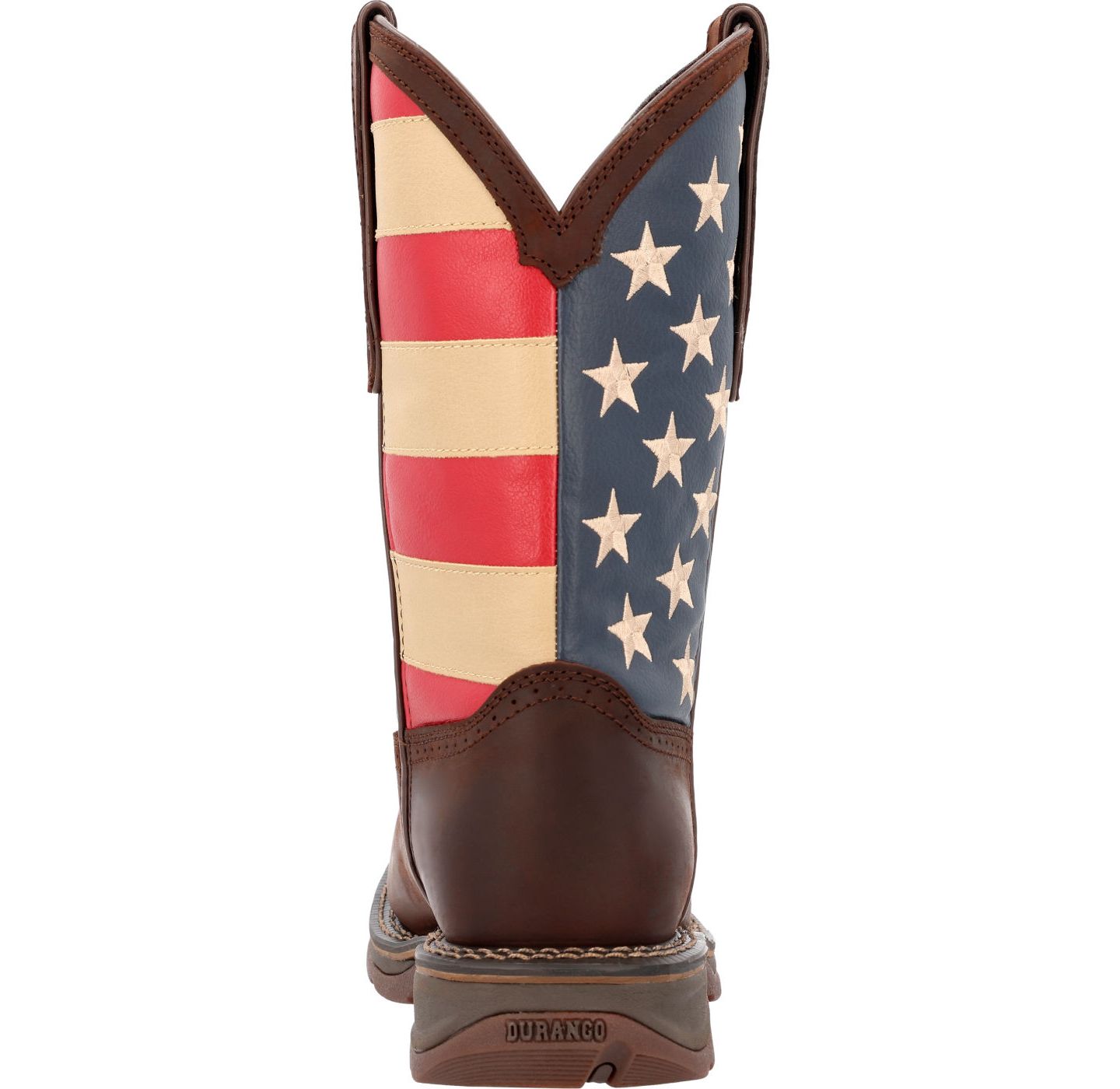 Мужские ботинки Durango Workin' Rebel Patriotic Steel Toe Work Boot, цвет: Коричневый — фото 5