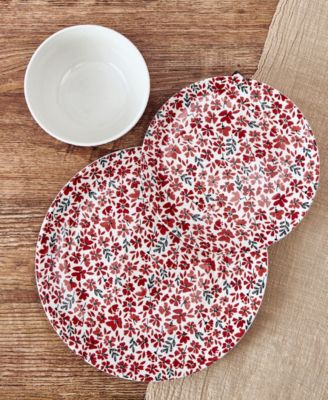 Radiant Blossom 12 Pc. Dinnerware Set, Service for 4