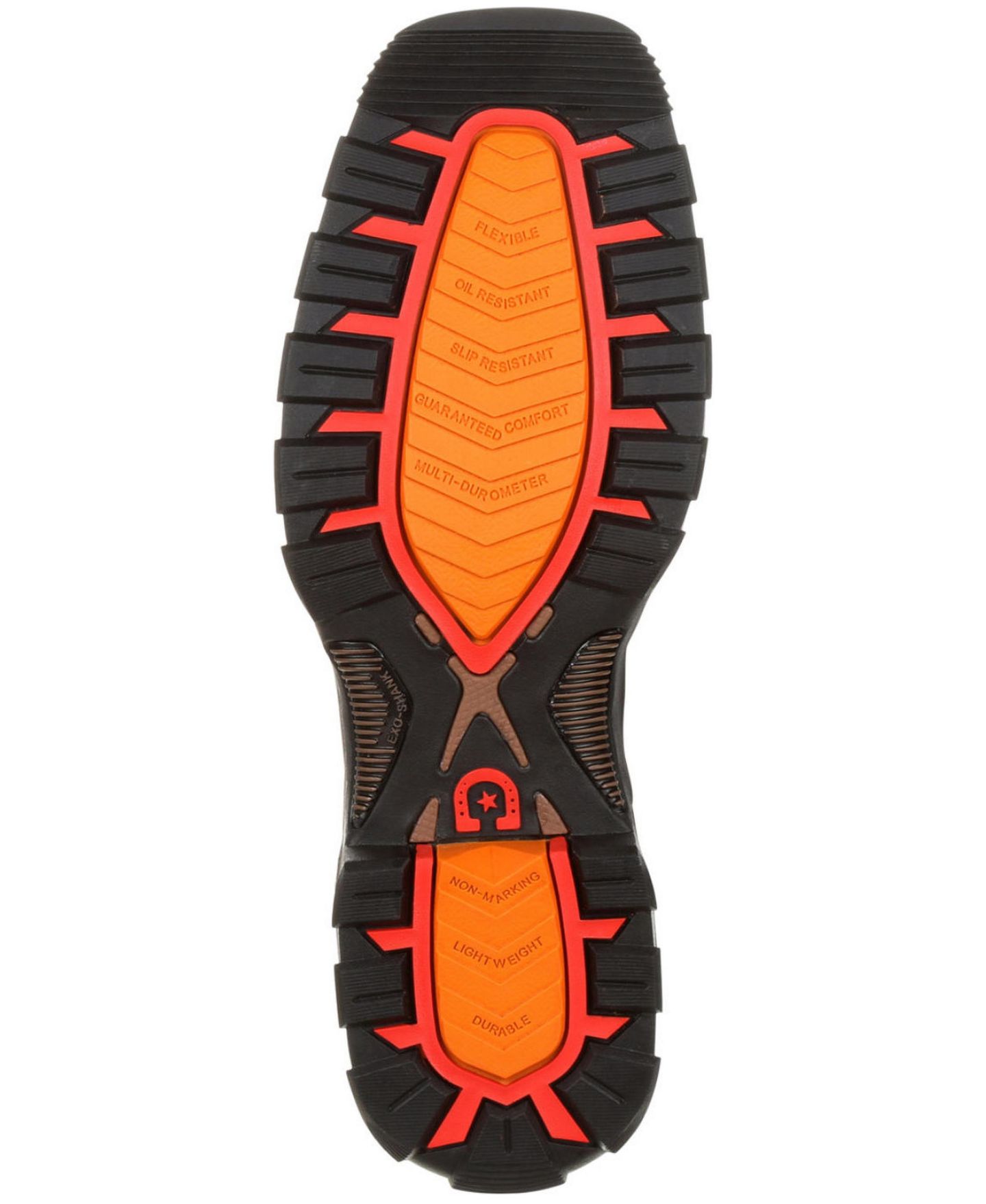 Мужские ботинки Durango Maverick XP Waterproof Western Work Boot, цвет: Коричневый / Зелёный — фото 2