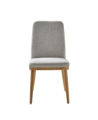  Set of 2  Wood & Upholstered  Ergonomic Design, Easy to Assemble  Dining Chairs