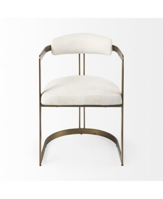 Fabric Upholstered Arm Chair for Dining Table or Living Room Seating