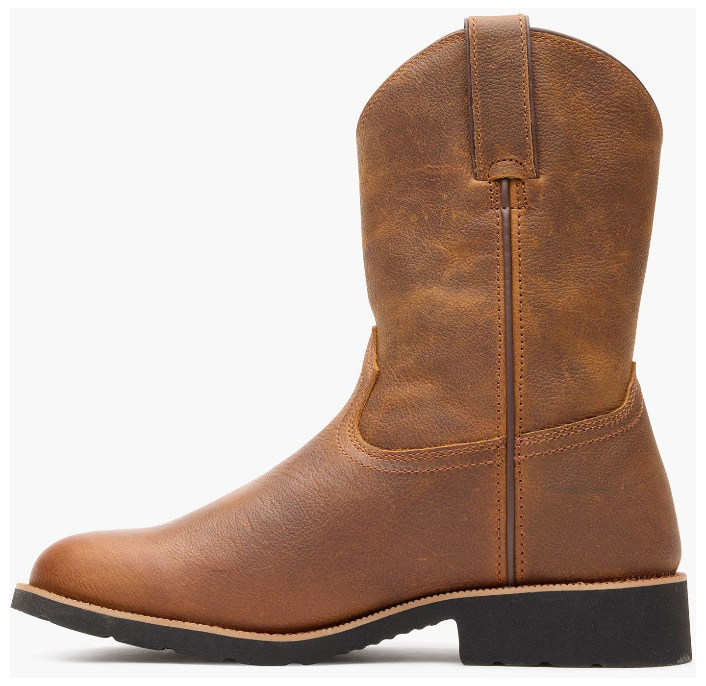 Мужские ботинки ROCKY Monocrepe Unlined Pull-On Western Boot, цвет: Коричневый — фото 3