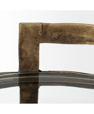 Transparent Glass Round Side Table – Modern Home Accent