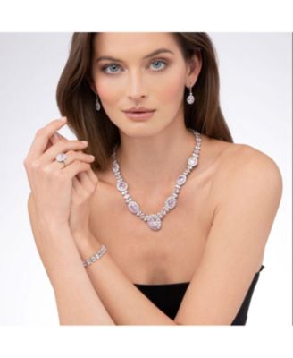 Kennedy Oval Crystalline Ring