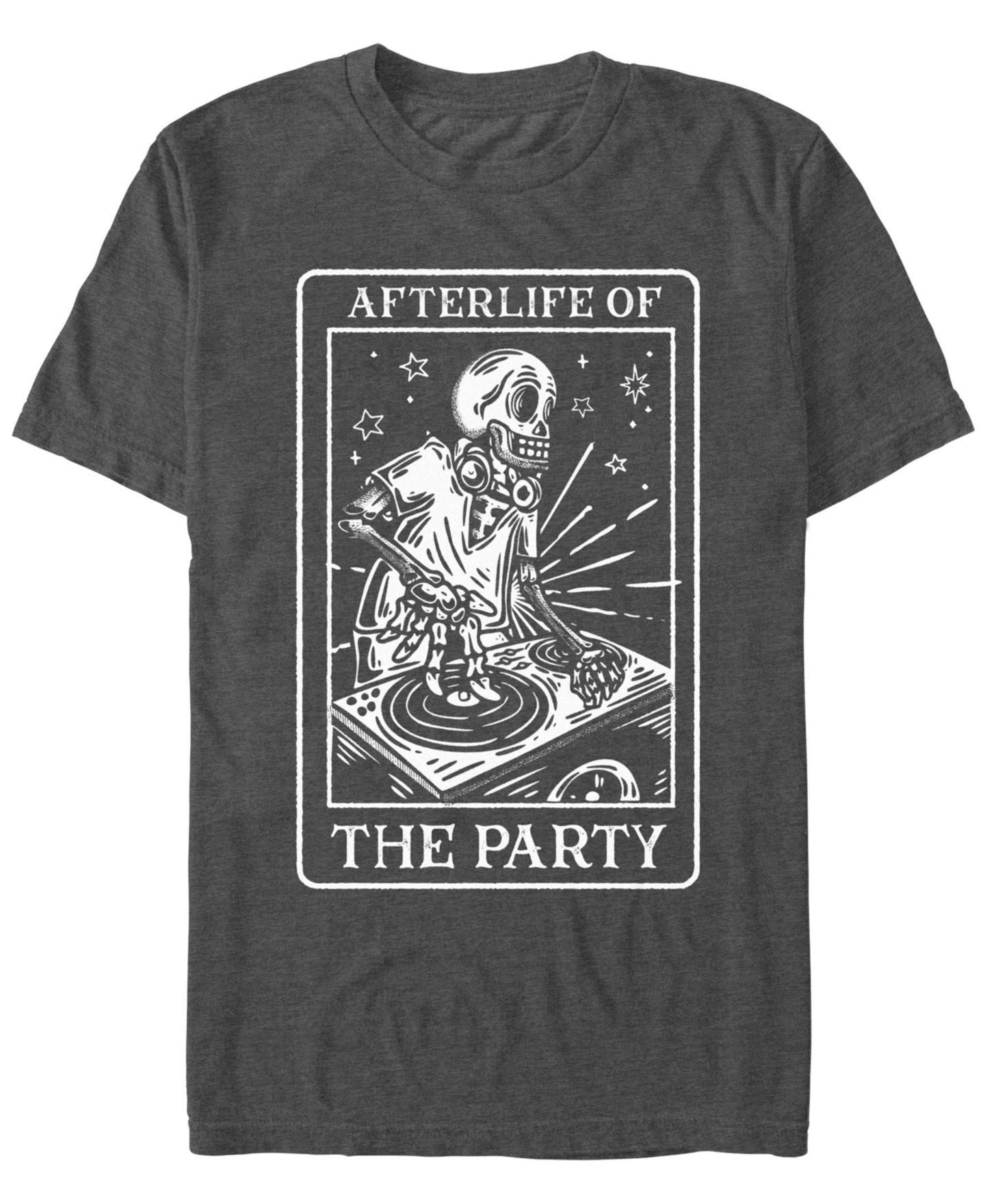 Мужская футболка Fifth Sun DJ Bones Short Sleeve, цвет: Угольный меланжевый — фото 1