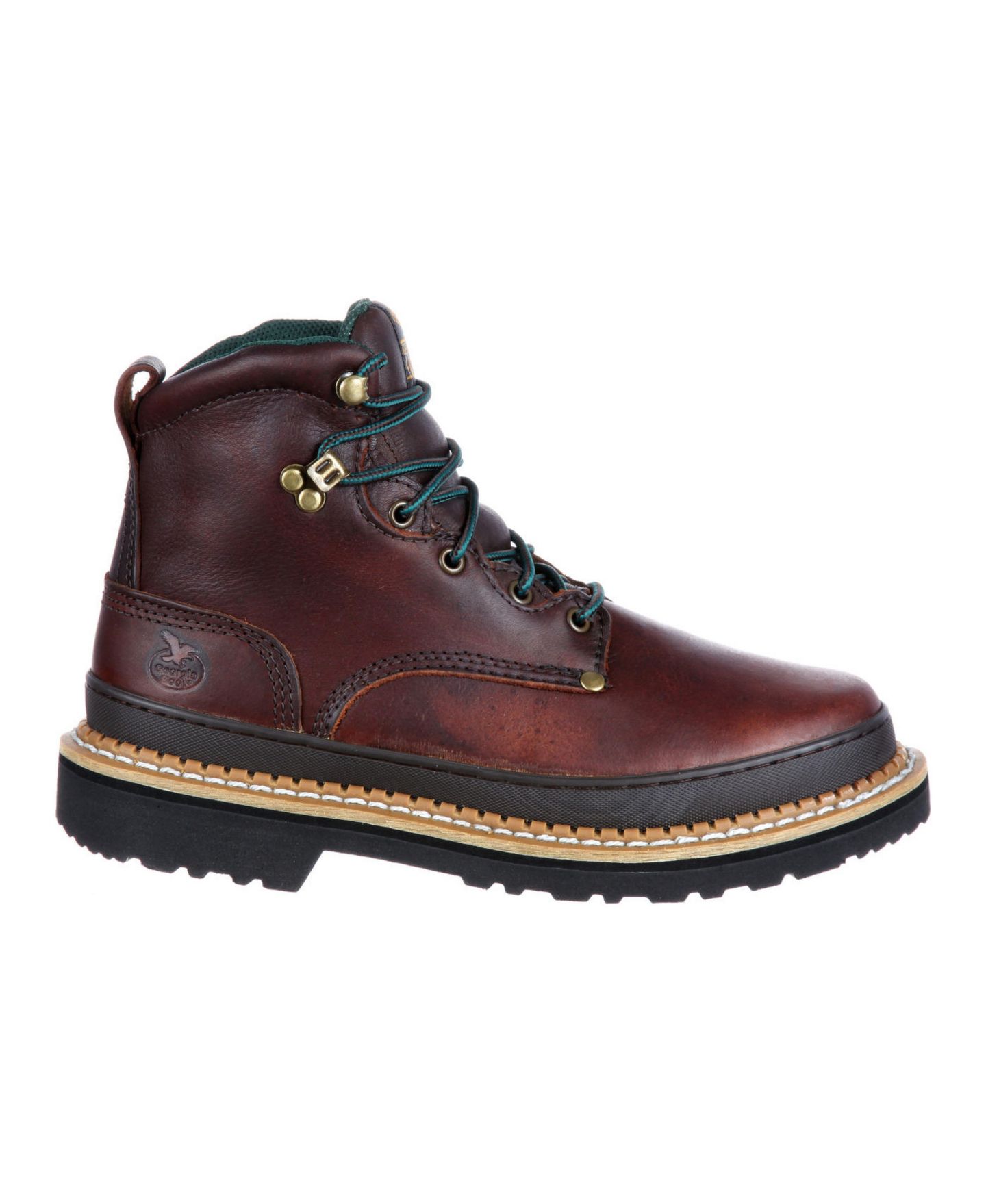 Мужские ботинки GEORGIA BOOT Georgia Giant 6" Soggy Brown Work Boot, цвет: Коричневый — фото 1
