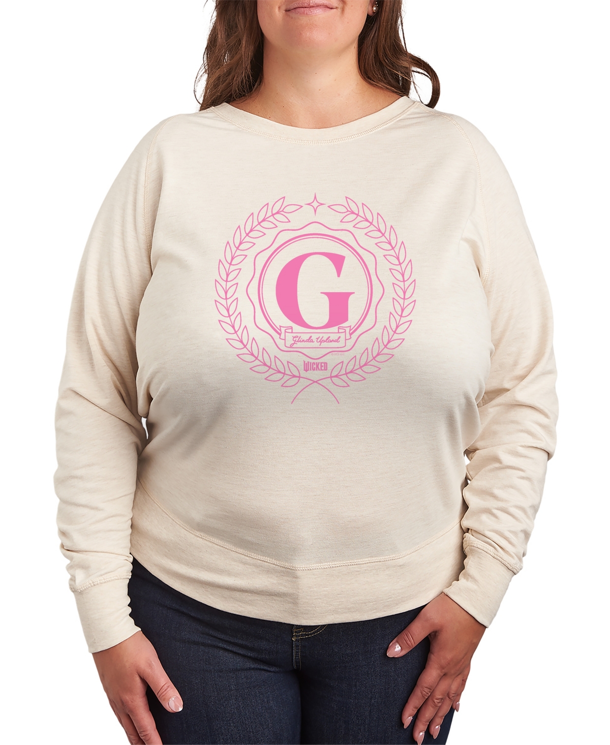 Hybrid Apparel Plus Size Wicked Glinda G Graphic Pullover T-shirt