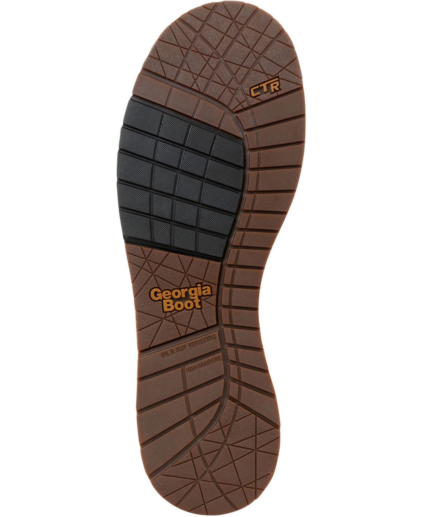 Мужские ботинки GEORGIA BOOT Amp LT Wedge Steel Toe Waterproof Work Boot, цвет: Коричневый — фото 2