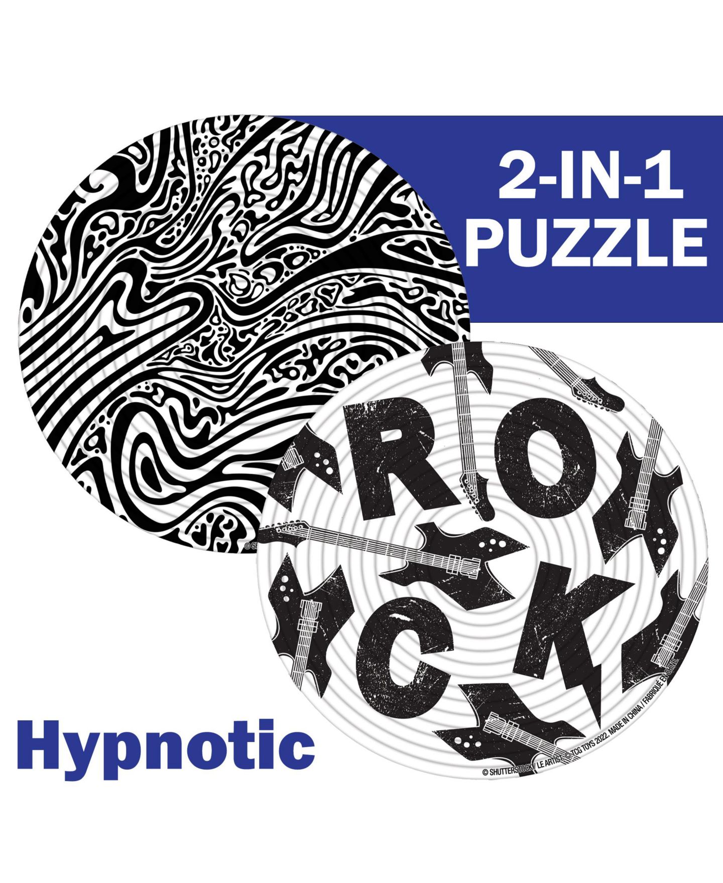 Детские игрушки Spinflip Double-Sided 14-Concentric Ring Puzzle, Ages 8+ — фото 3