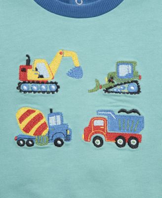 Baby Boys Cotton Trucks Sweatshirt & Jogger Pants, 2 Piece Set