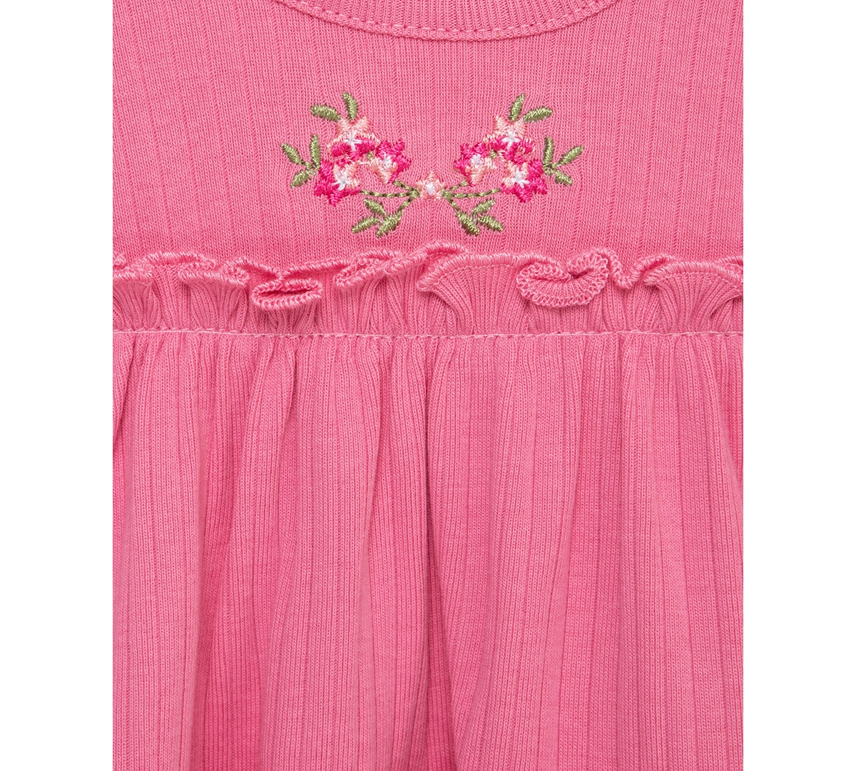 Little Me Baby Girls Cotton Bellflower Headband, Tiered Tunic & Leggings, 3 Piece Set