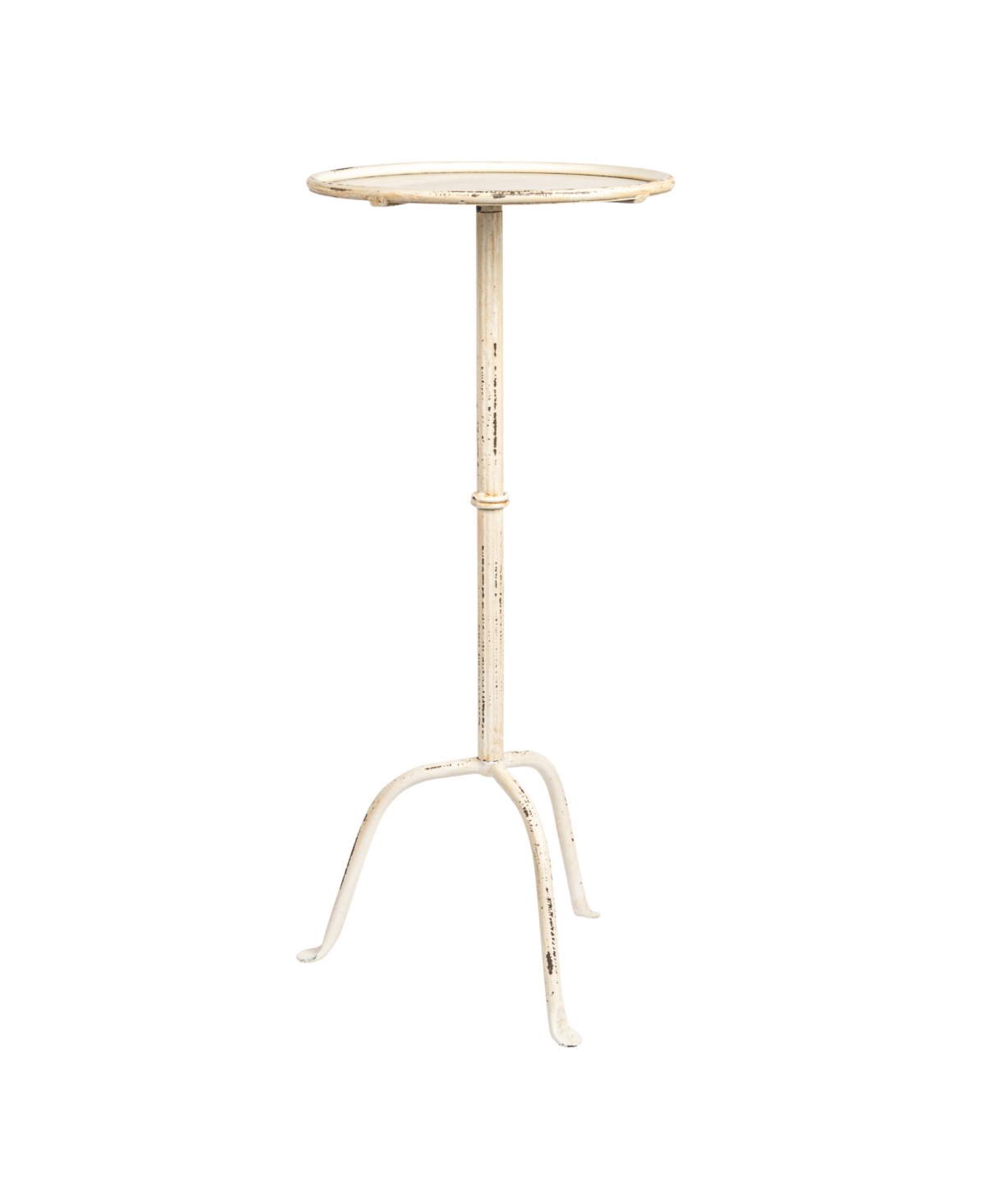 Creative Co-op 12.3" Metal Martini Footed Base Cocktail Table