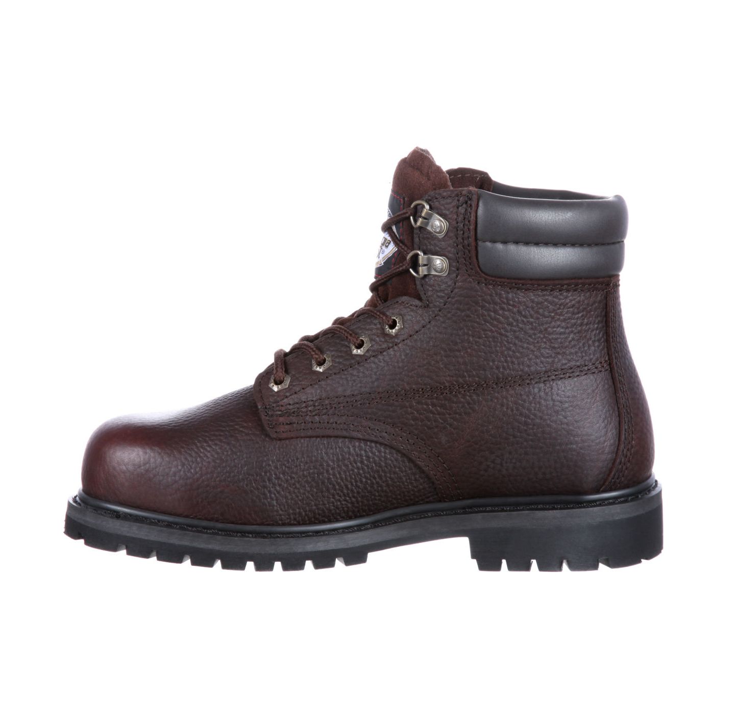Мужские ботинки GEORGIA BOOT Oiler Steel Toe Waterproof Work Boot, цвет: Коричневый — фото 8