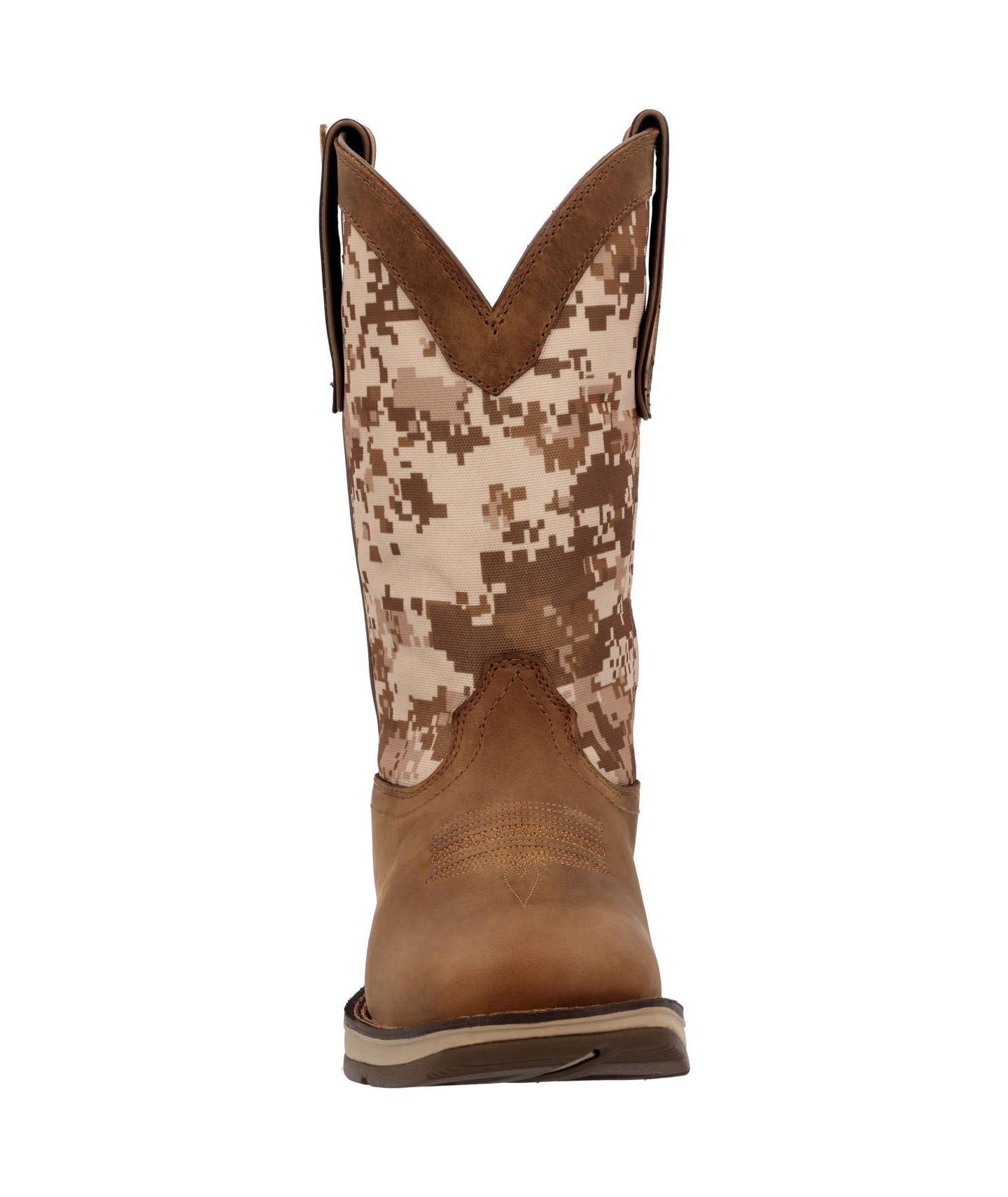 Мужские ботинки Durango Rebel by Desert Camo Pull-on Western, цвет: Коричневый / Камуфляж — фото 2