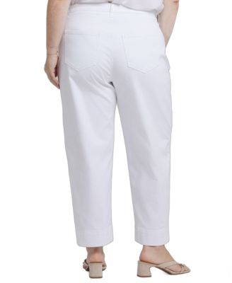 Plus Size Balloon Ankle Jeans