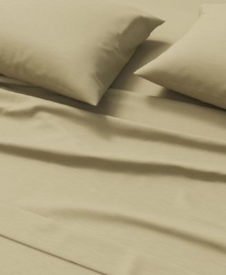 Heathered Melange Cotton Jersey Knit Sheet Set