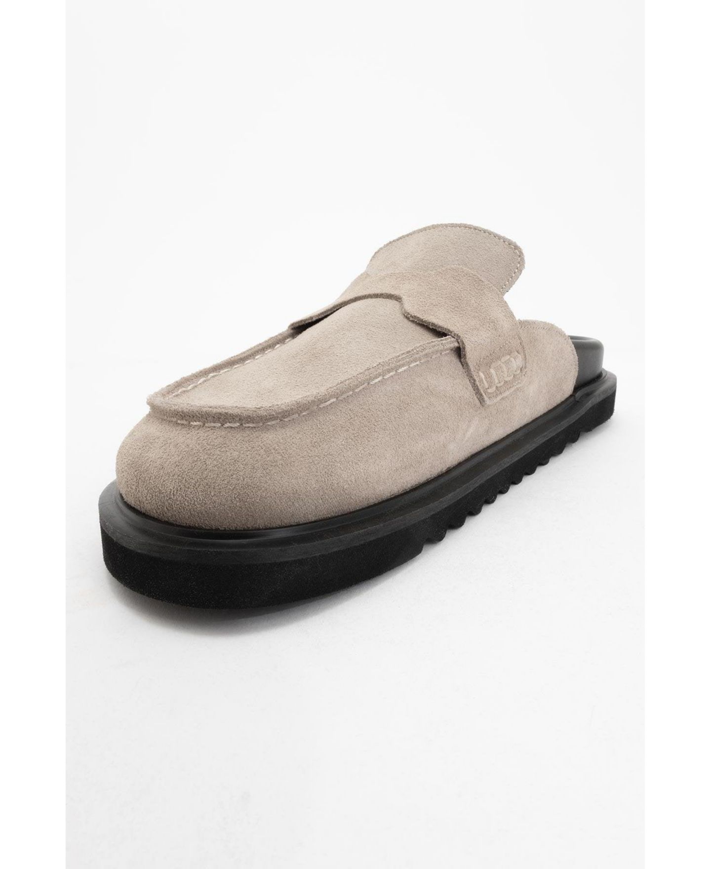 Женские сабо Forever & Always Shoes Laven Suede Leather, цвет: Бежевый замшевый кожаный — фото 3