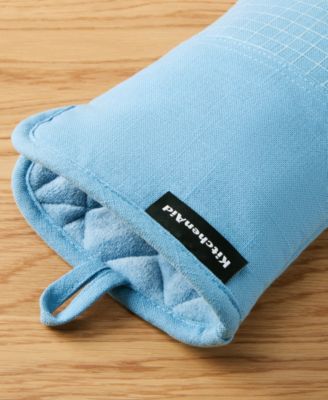 Gourmet Series Gridlines Oven Mitts Set, Pack of 2