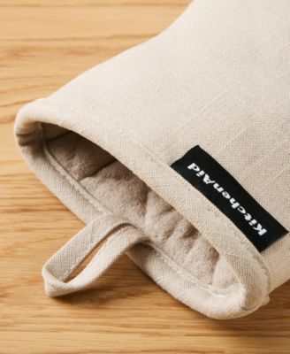 Gourmet Series Gridlines Mini Oven Mitts Set, Pack of 2