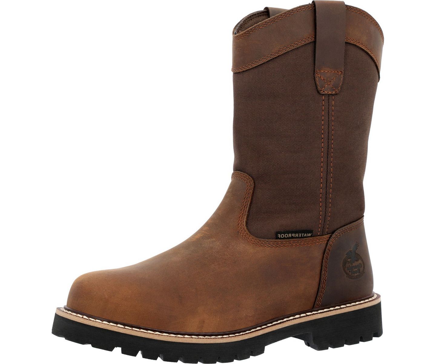 Мужские ботинки GEORGIA BOOT Core 37 Waterproof 10" Pull-On Work Boot, цвет: Коричневый — фото 6